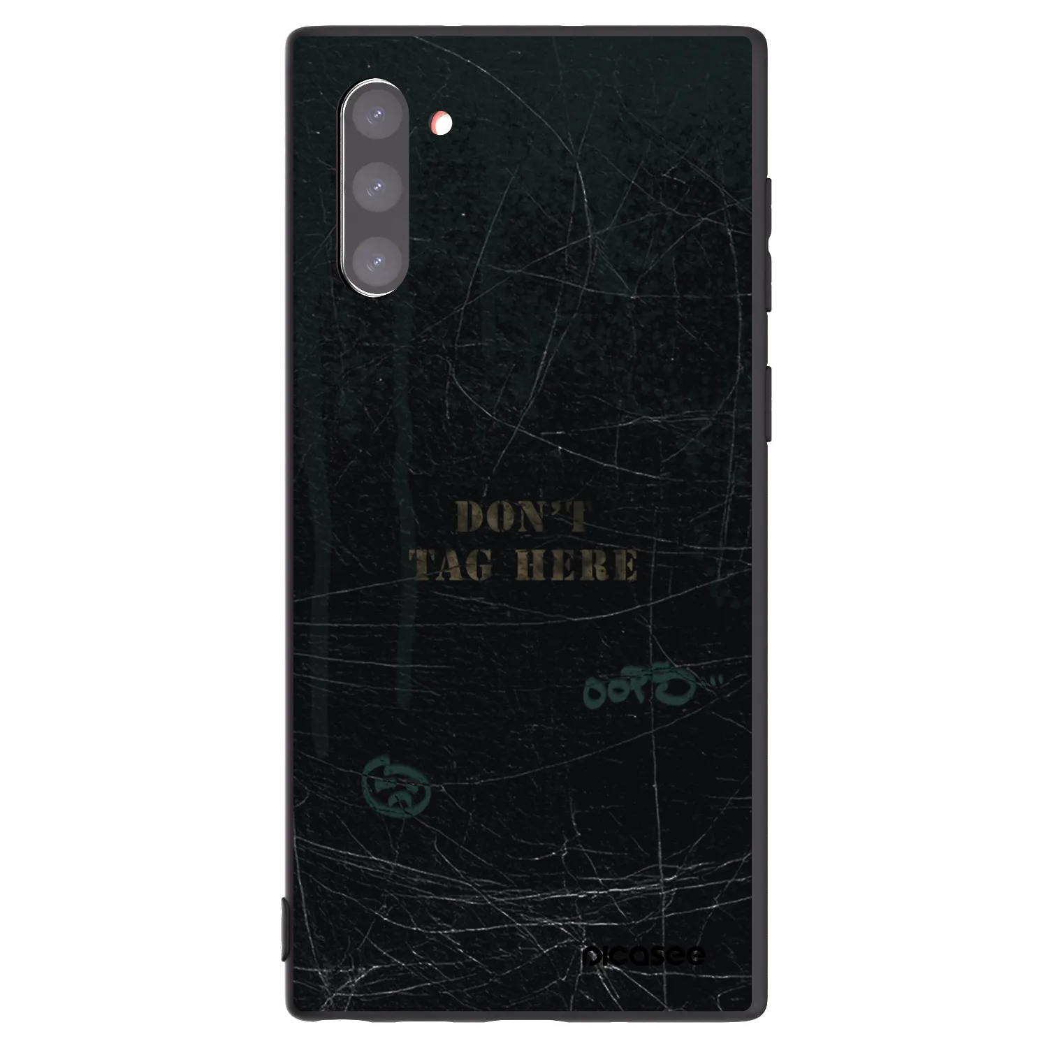 Picasee silikonowe czarne etui na Samsung Galaxy Note 10 N970F - DON´T TAG