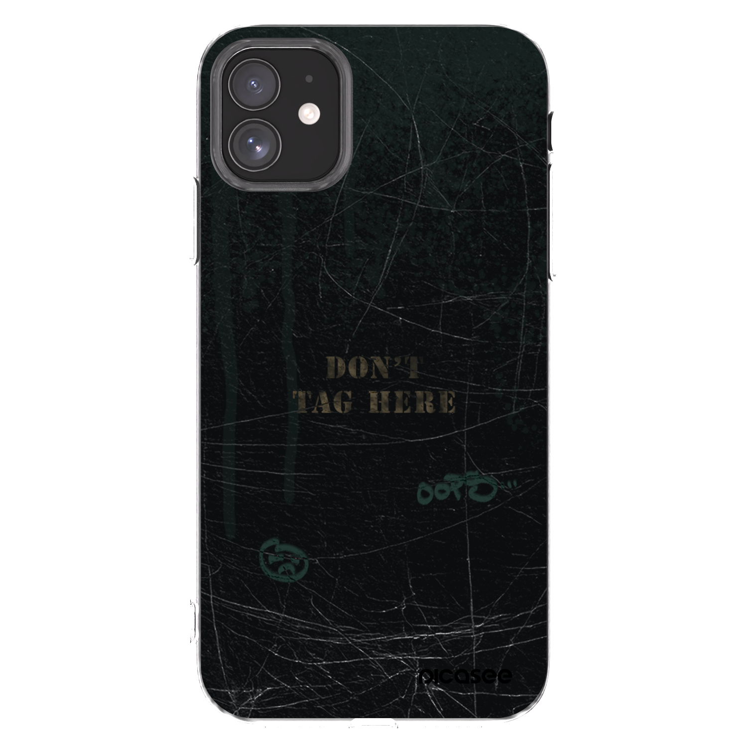 Picasee silikonowe przeźroczyste etui na Apple iPhone 11 - DON´T TAG