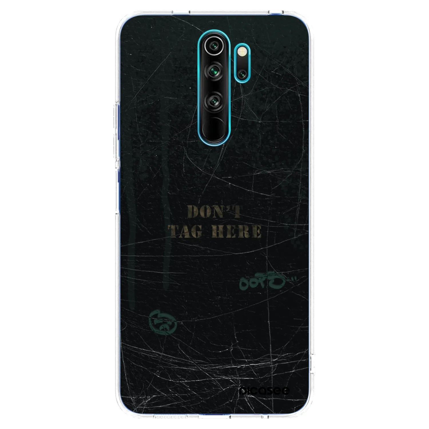Picasee silikonowe przeźroczyste etui na Xiaomi Redmi Note 8 Pro - DON´T TAG