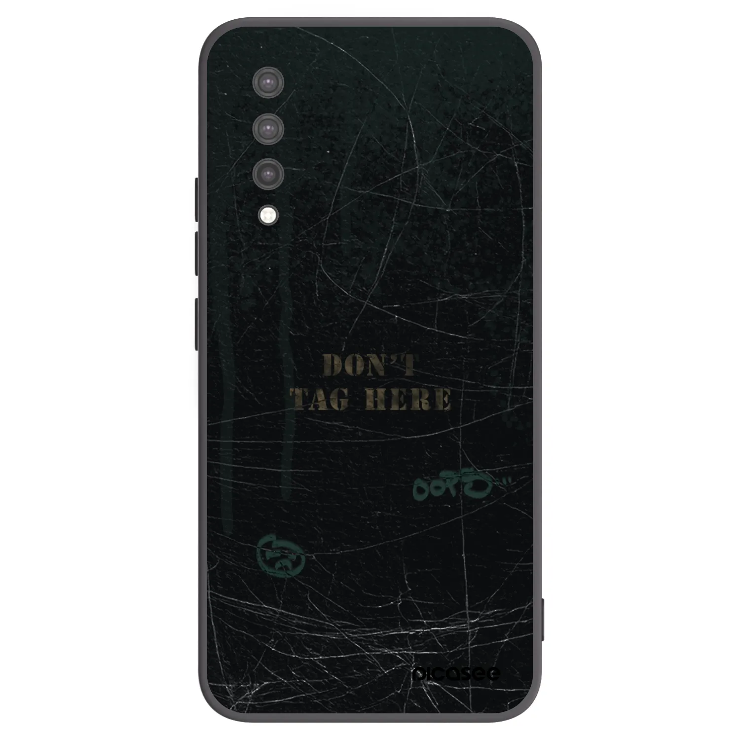 Picasee silikonowe czarne etui na Xiaomi Mi 9 Lite - DON´T TAG