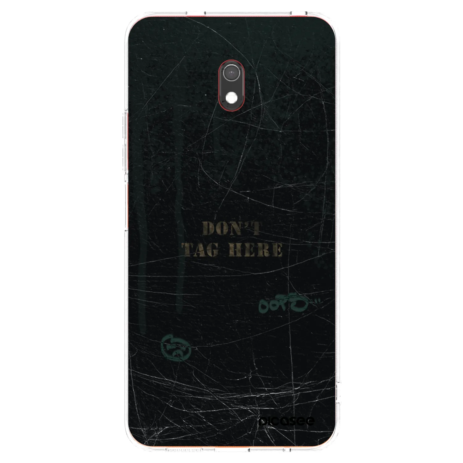 Picasee silikonowe przeźroczyste etui na Xiaomi Redmi 8A - DON´T TAG