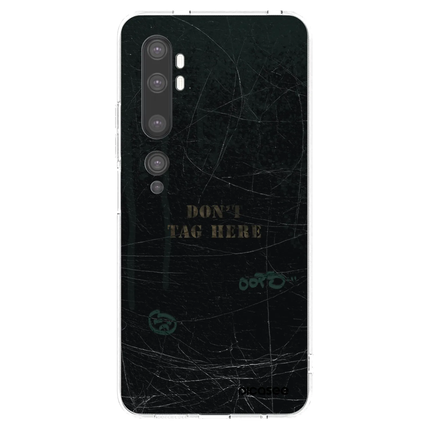 Picasee silikonowe przeźroczyste etui na Xiaomi Mi Note 10 (Pro) - DON´T TAG