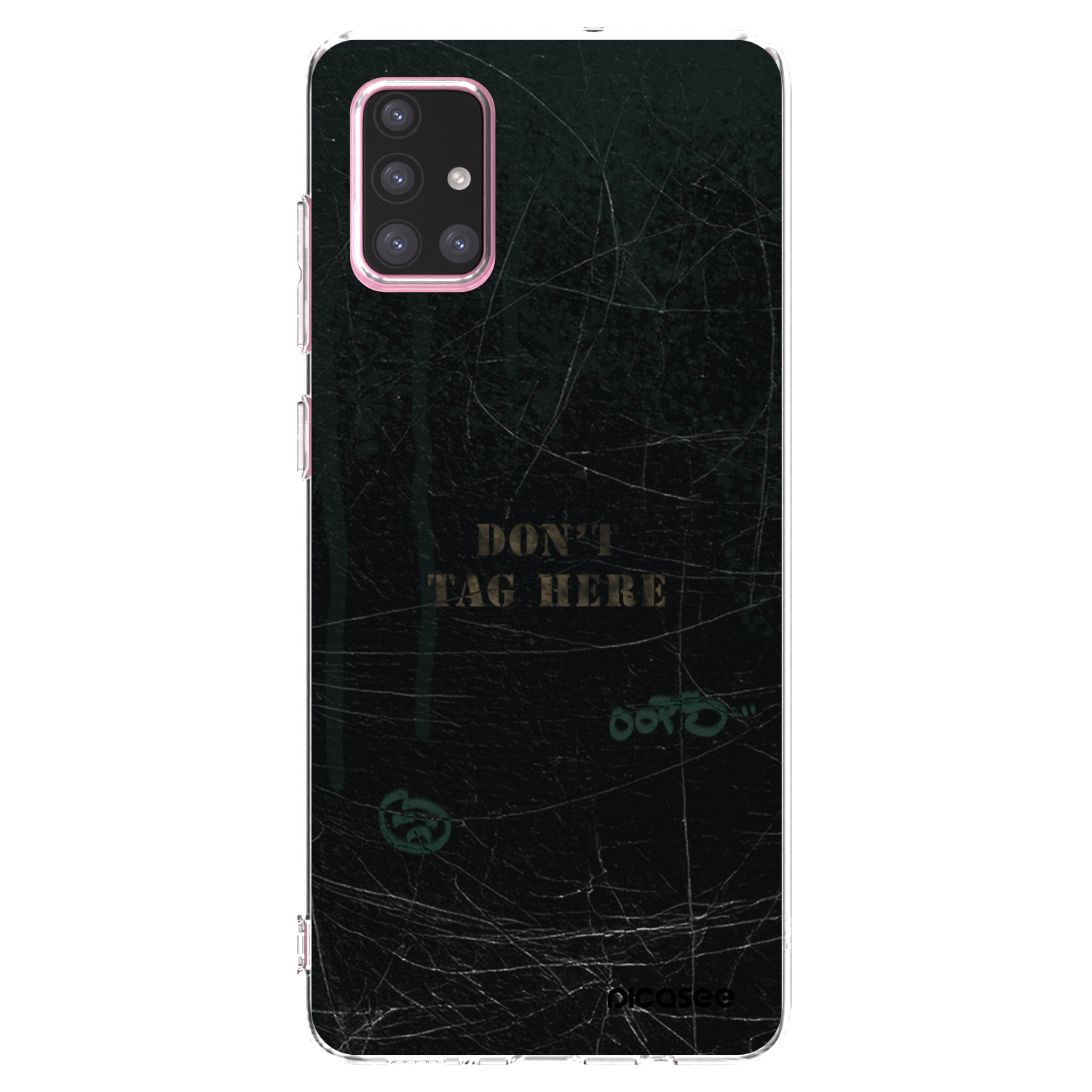 Picasee silikonowe przeźroczyste etui na Samsung Galaxy A71 A715F - DON´T TAG