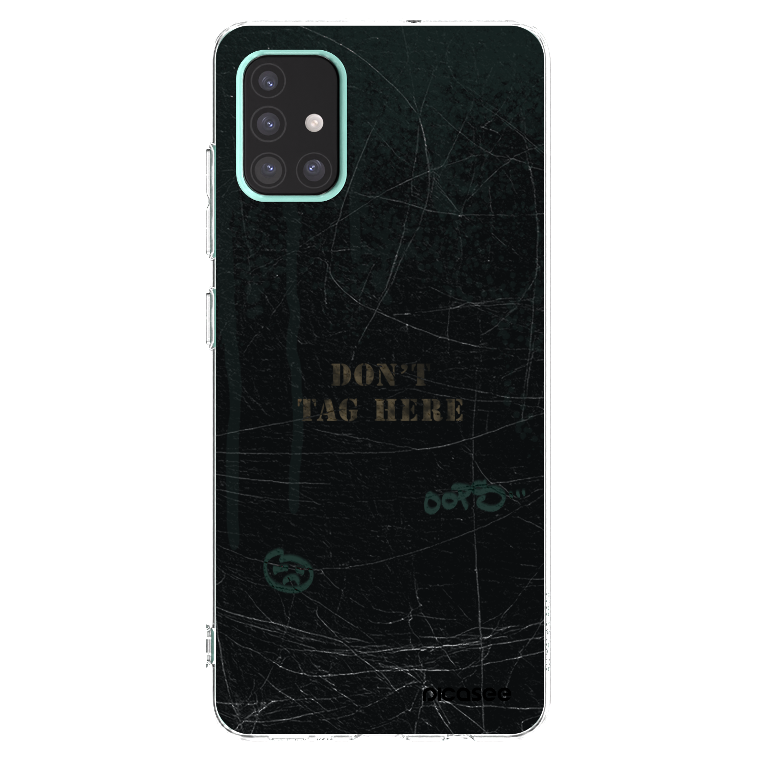 Picasee silikonowe przeźroczyste etui na Samsung Galaxy A51 A515F - DON´T TAG