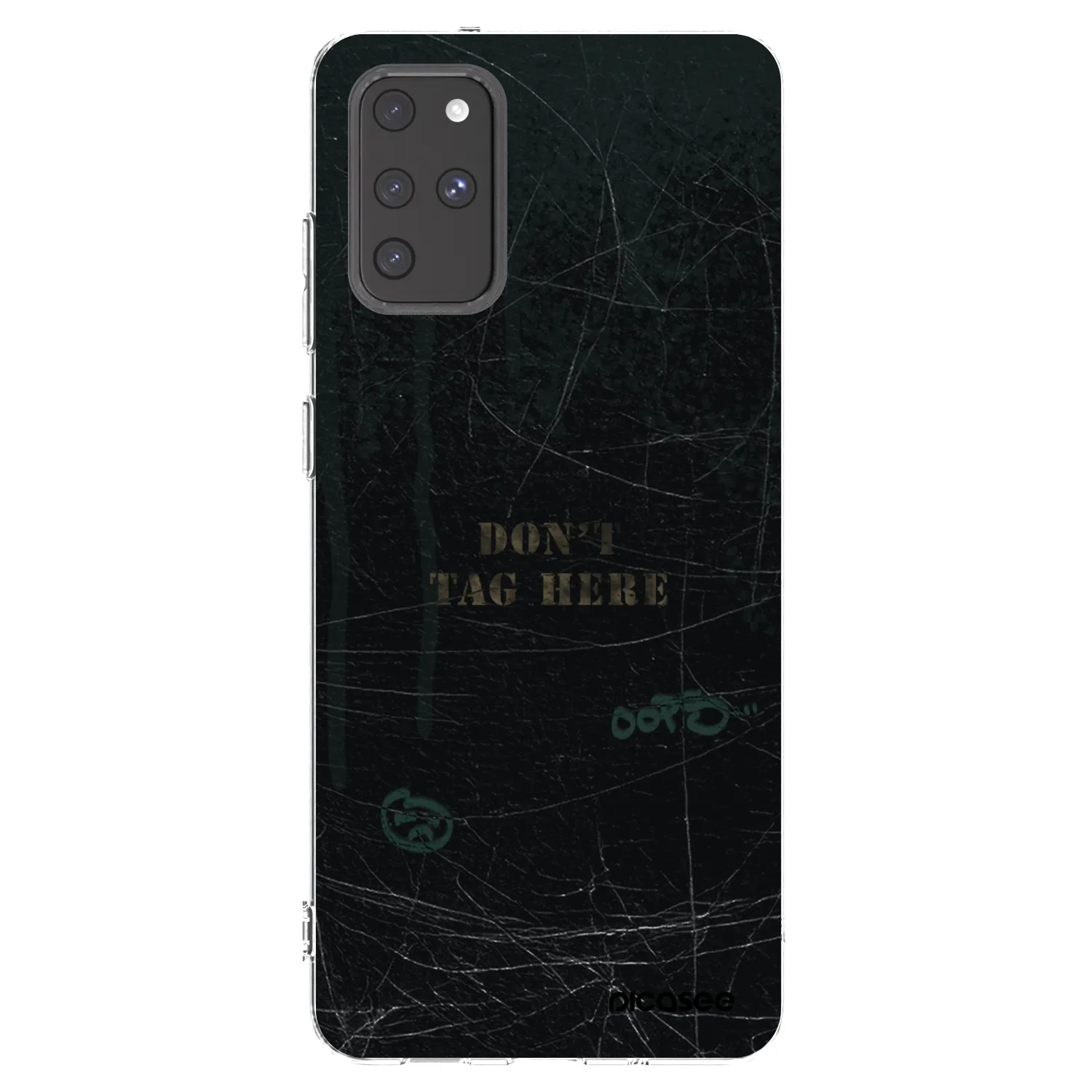 Picasee silikonowe przeźroczyste etui na Samsung Galaxy S20+ G985F - DON´T TAG