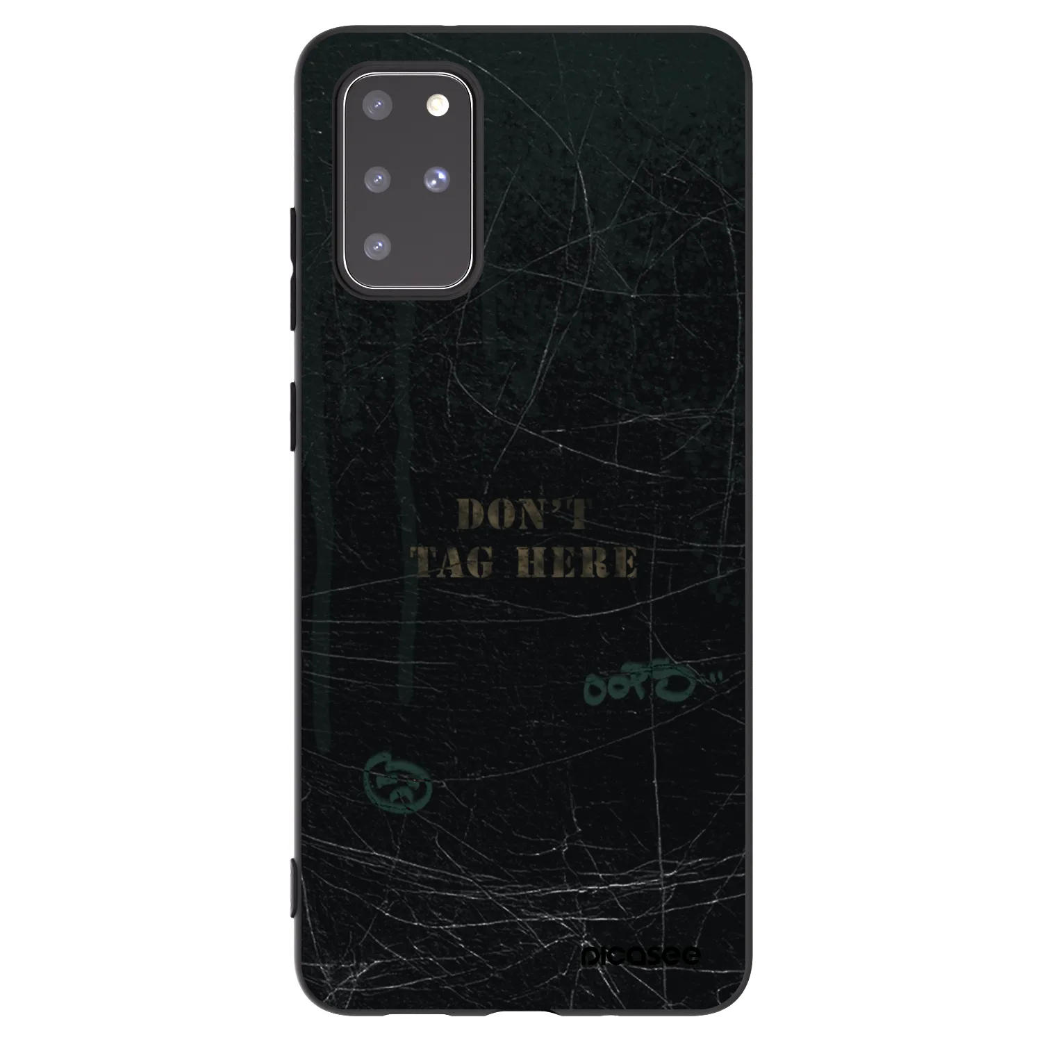 Picasee silikonowe czarne etui na Samsung Galaxy S20+ G985F - DON´T TAG