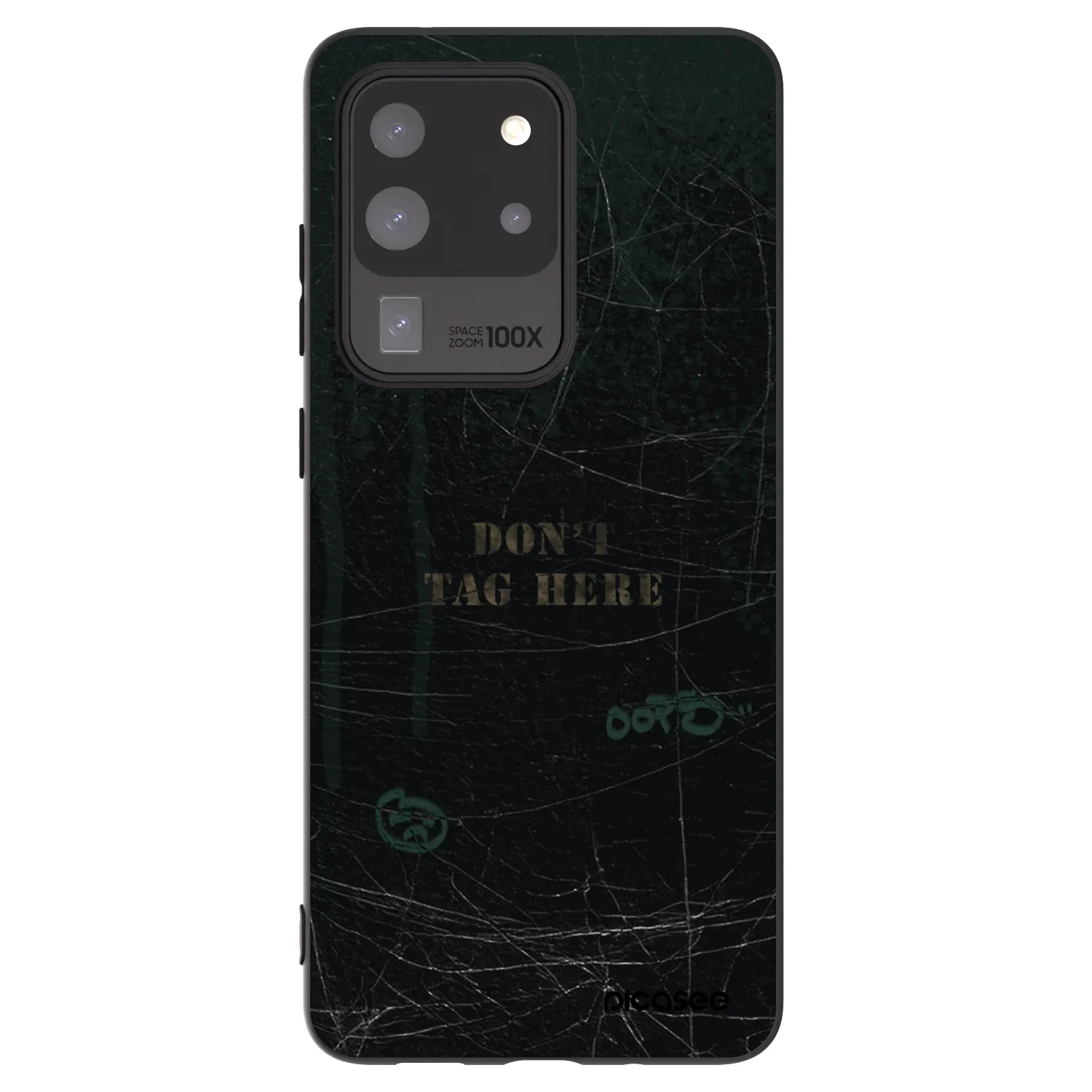 Picasee silikonowe czarne etui na Samsung Galaxy S20 Ultra 5G G988F - DON´T TAG