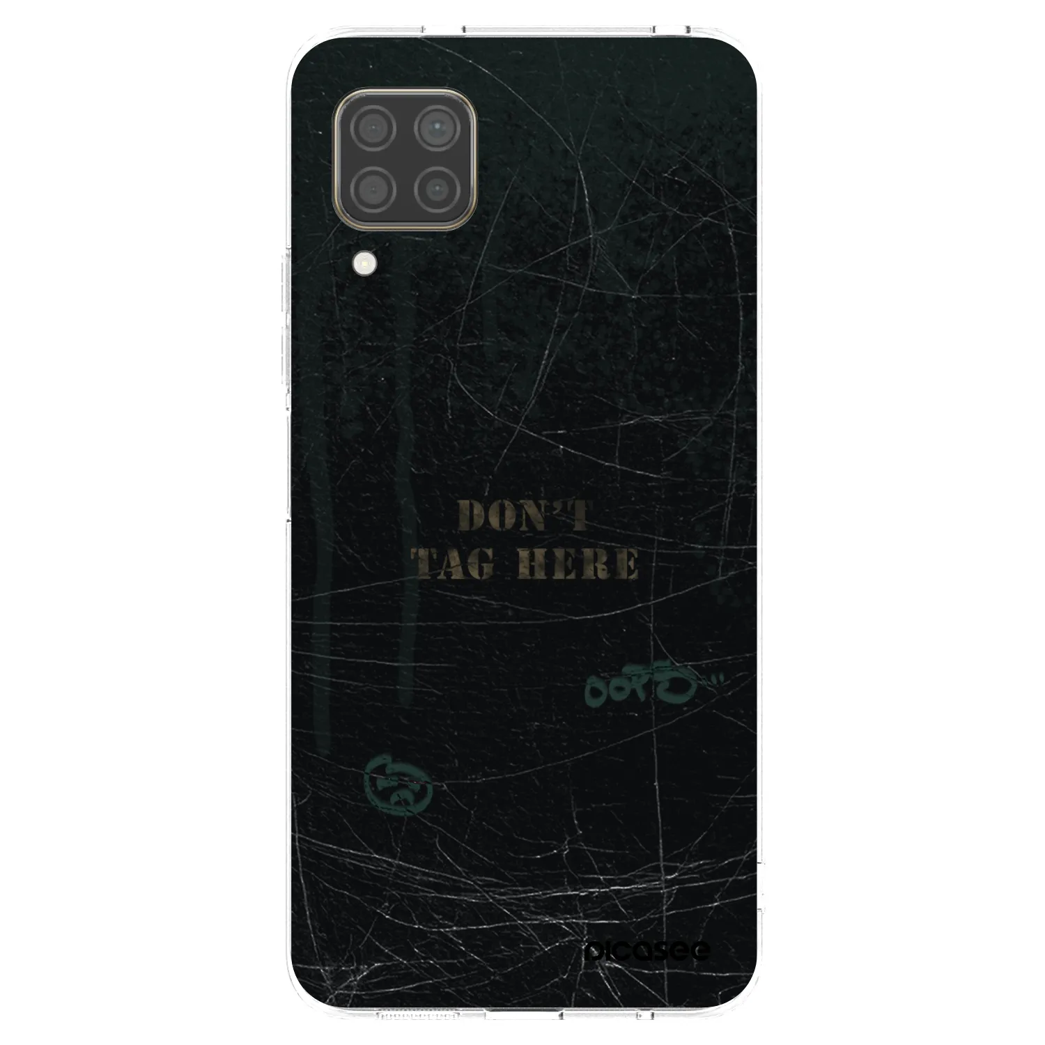Picasee silikonowe przeźroczyste etui na Huawei P40 Lite - DON´T TAG