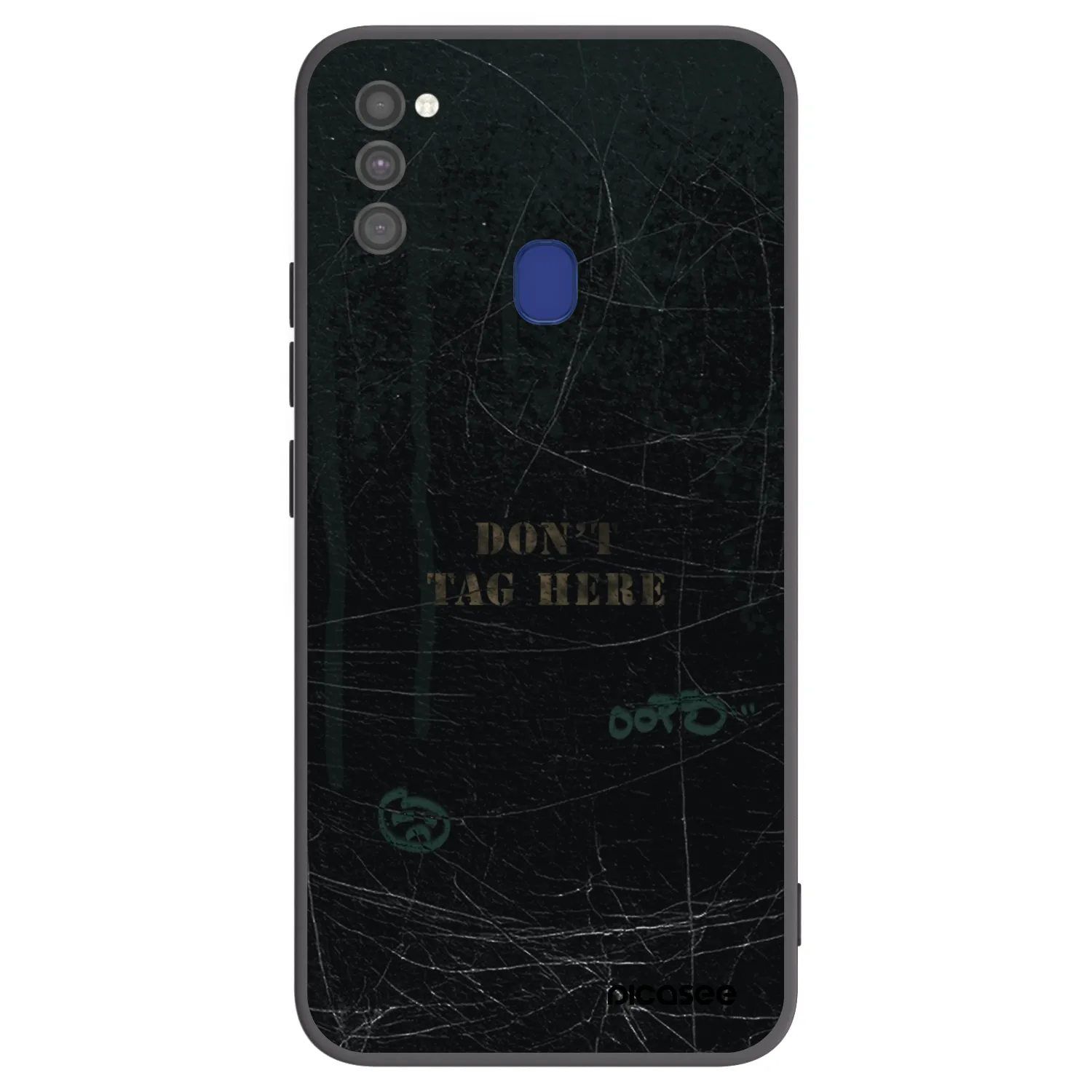 Picasee silikonowe czarne etui na Samsung Galaxy M21 M215F - DON´T TAG