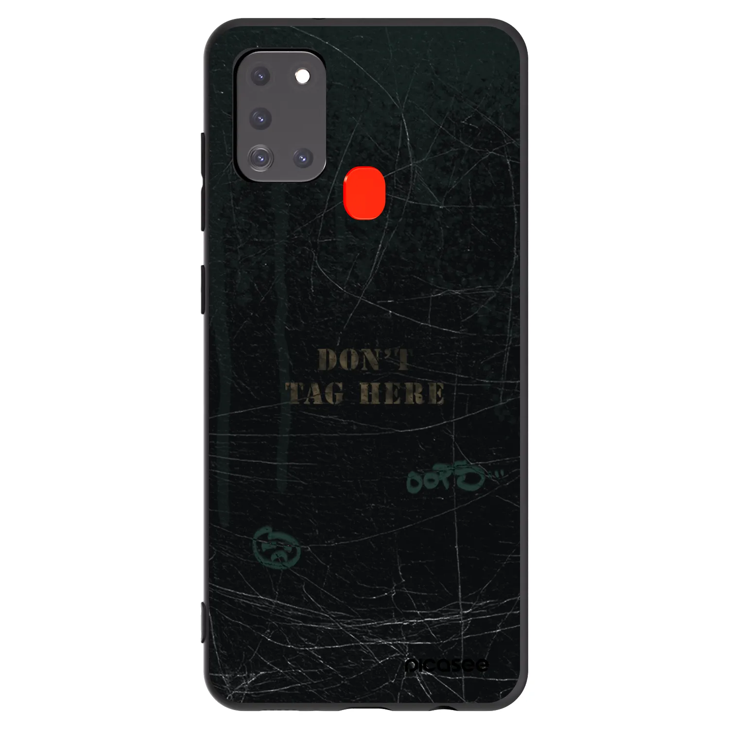 Picasee silikonowe czarne etui na Samsung Galaxy A21s - DON´T TAG