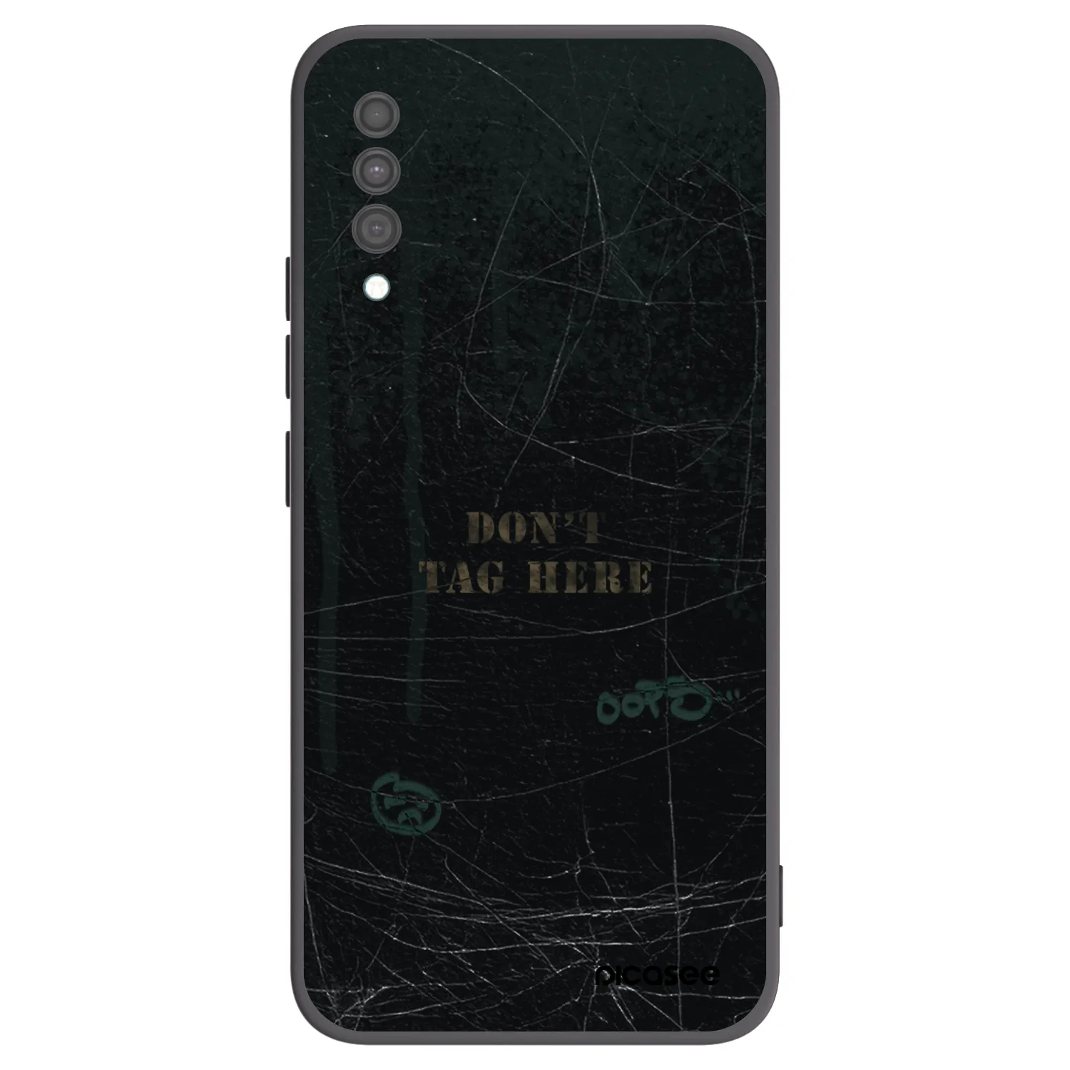 Picasee silikonowe czarne etui na Samsung Galaxy A30s A307F - DON´T TAG