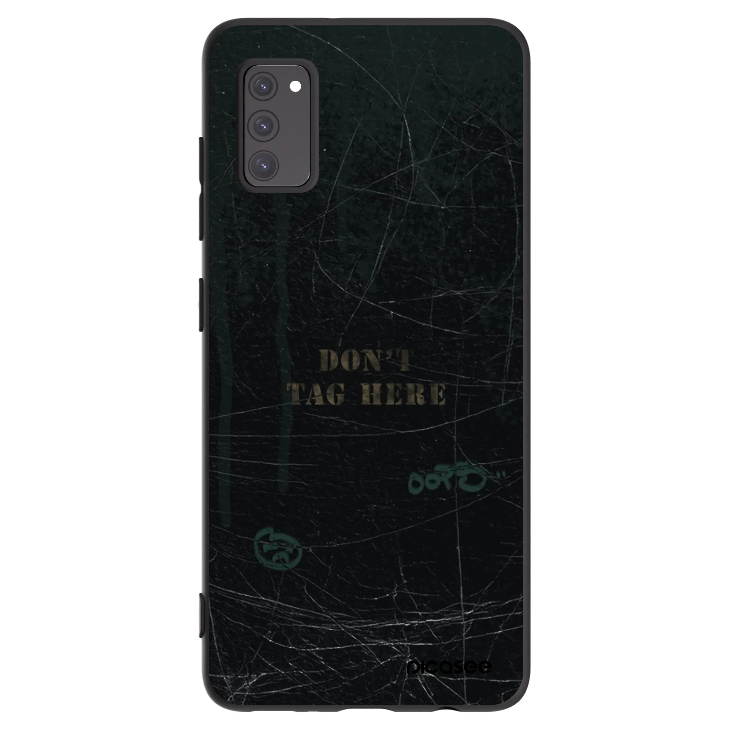Picasee silikonowe czarne etui na Samsung Galaxy A41 A415F - DON´T TAG