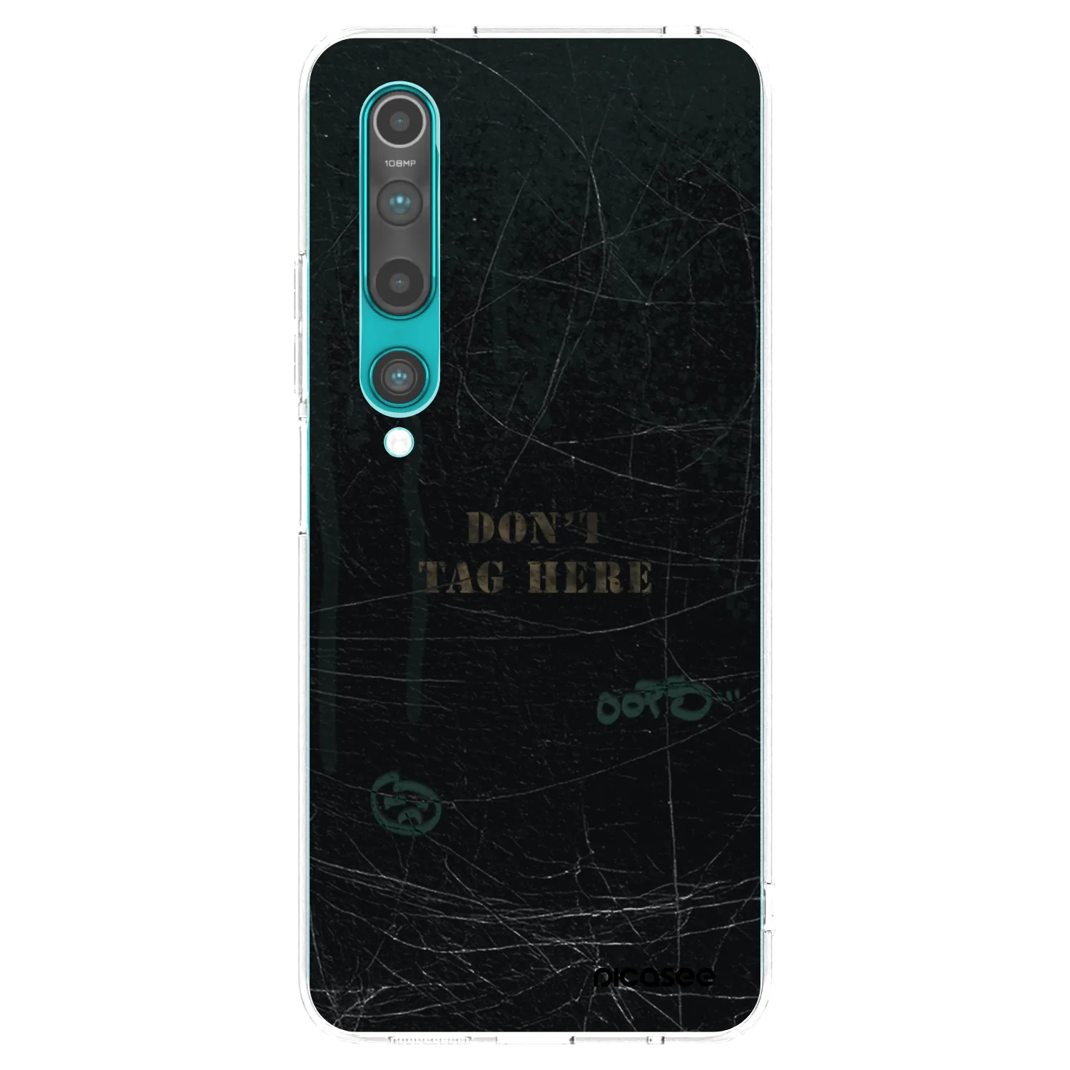 Picasee silikonowe przeźroczyste etui na Xiaomi Mi 10 - DON´T TAG