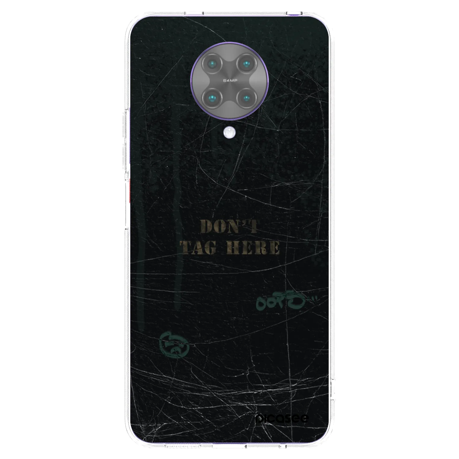 Picasee silikonowe przeźroczyste etui na Xiaomi Poco F2 Pro - DON´T TAG