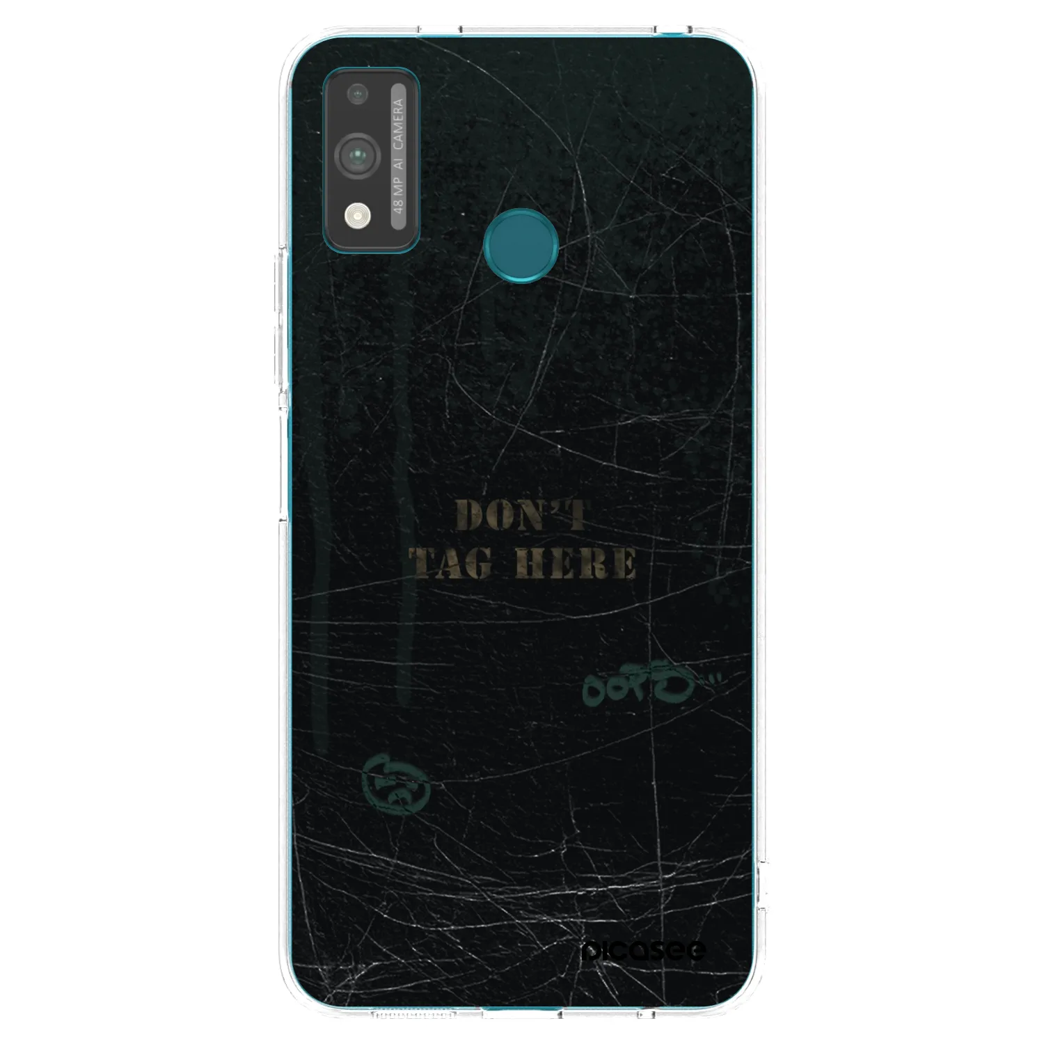 Picasee silikonowe przeźroczyste etui na Honor 9X Lite - DON´T TAG