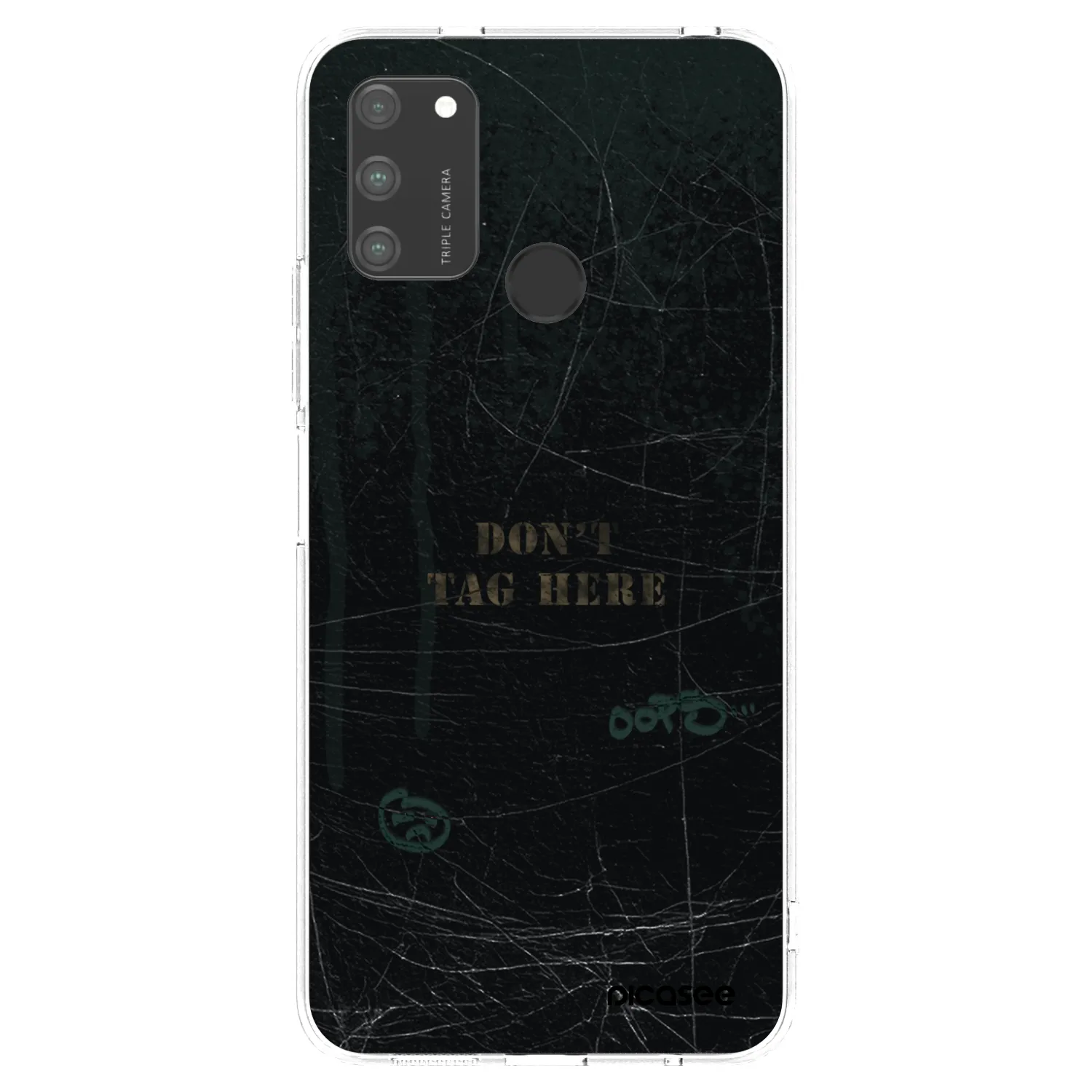 Picasee silikonowe przeźroczyste etui na Honor 9A - DON´T TAG