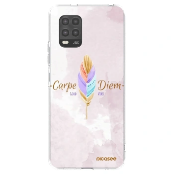 Picasee silikonowe przeźroczyste etui na Xiaomi Mi 10 Lite - Carpe Diem