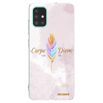 Picasee silikonowe przeźroczyste etui na Samsung Galaxy M31s - Carpe Diem