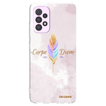 Picasee silikonowe przeźroczyste etui na Samsung Galaxy A32 5G A326B - Carpe Diem