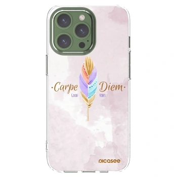 Picasee silikonowe przeźroczyste etui na Apple iPhone 13 Pro - Carpe Diem