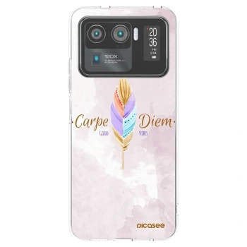 Picasee silikonowe przeźroczyste etui na Xiaomi Mi 11 Ultra - Carpe Diem