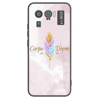 Picasee silikonowe czarne etui na Xiaomi Mi 11 Ultra - Carpe Diem