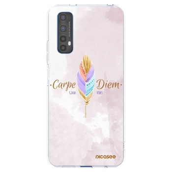 Picasee silikonowe przeźroczyste etui na Realme 7 - Carpe Diem