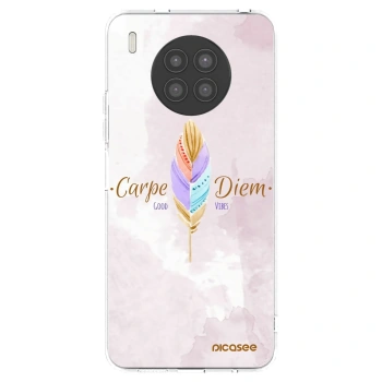 Picasee silikonowe przeźroczyste etui na Huawei Nova 8i - Carpe Diem