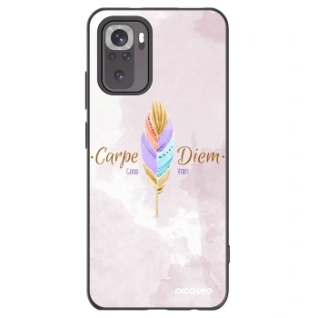 Picasee silikonowe czarne etui na Xiaomi Redmi Note 11S 4G - Carpe Diem