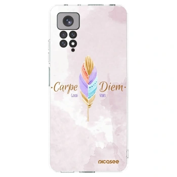 Picasee silikonowe przeźroczyste etui na Xiaomi Redmi Note 11S 4G - Carpe Diem