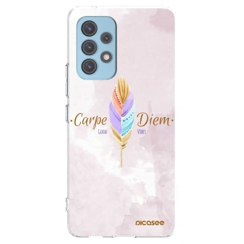 Picasee silikonowe przeźroczyste etui na Samsung Galaxy A53 5G A536 - Carpe Diem