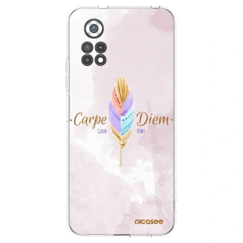Picasee silikonowe przeźroczyste etui na Xiaomi Poco X4 Pro 5G - Carpe Diem