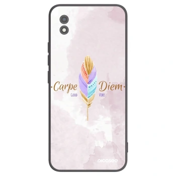 Picasee silikonowe czarne etui na Realme C11 (2021) - Carpe Diem