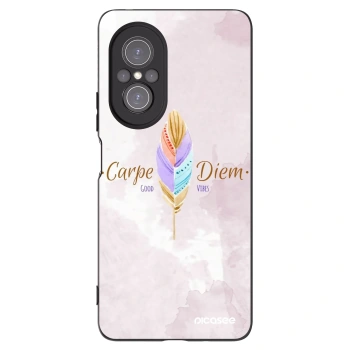 Picasee silikonowe czarne etui na Huawei Nova 9 SE - Carpe Diem