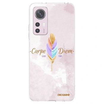 Picasee silikonowe przeźroczyste etui na Xiaomi 12 - Carpe Diem