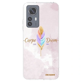 Picasee silikonowe przeźroczyste etui na Xiaomi 12 Pro - Carpe Diem