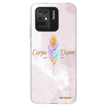 Picasee silikonowe przeźroczyste etui na Xiaomi Redmi 10C - Carpe Diem