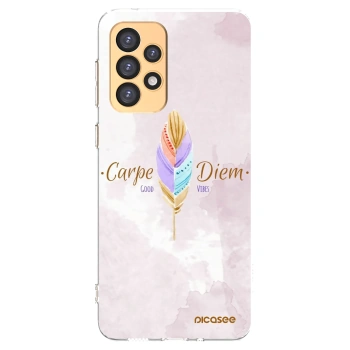 Picasee silikonowe przeźroczyste etui na Samsung Galaxy A33 5G A336 - Carpe Diem
