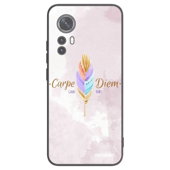 Picasee silikonowe czarne etui na Xiaomi 12X - Carpe Diem