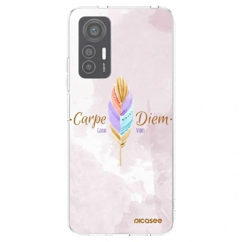 Picasee silikonowe przeźroczyste etui na Xiaomi 12 Lite - Carpe Diem