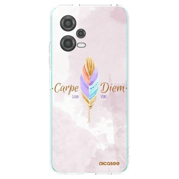 Picasee silikonowe przeźroczyste etui na Xiaomi Poco X5 - Carpe Diem