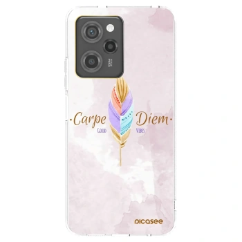 Picasee silikonowe przeźroczyste etui na Xiaomi Poco X5 Pro - Carpe Diem