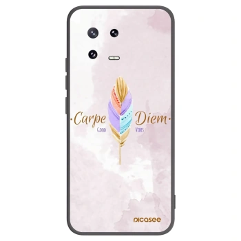 Picasee silikonowe czarne etui na Xiaomi 13 Pro - Carpe Diem