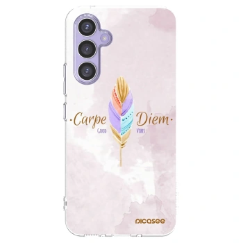 Picasee silikonowe przeźroczyste etui na Samsung Galaxy A54 5G A546B - Carpe Diem