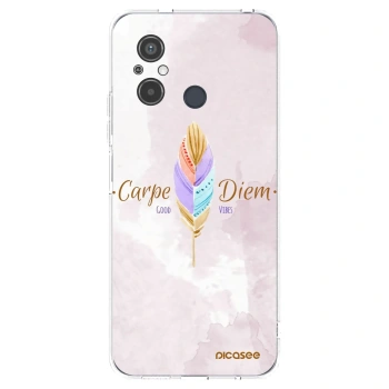 Picasee silikonowe przeźroczyste etui na Xiaomi Redmi 12C - Carpe Diem