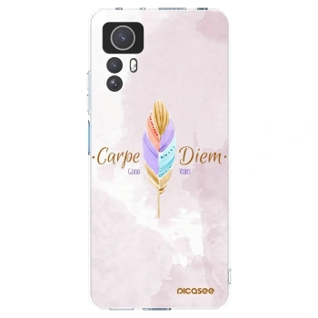 Picasee silikonowe przeźroczyste etui na Xiaomi Redmi Note 12S - Carpe Diem
