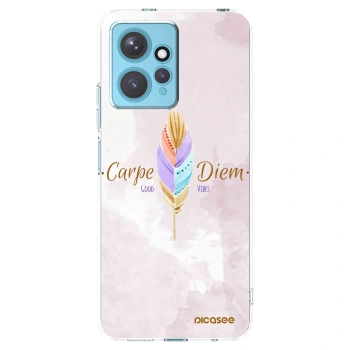 Picasee silikonowe przeźroczyste etui na Xiaomi Redmi Note 12 4G - Carpe Diem