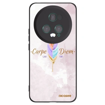 Picasee silikonowe czarne etui na Honor Magic5 Pro - Carpe Diem