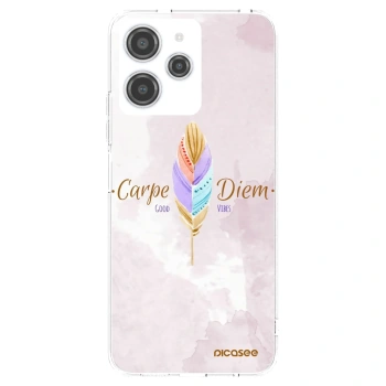 Picasee silikonowe przeźroczyste etui na Xiaomi Redmi 12 4G - Carpe Diem