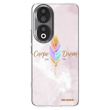 Picasee silikonowe przeźroczyste etui na Honor 90 5G - Carpe Diem
